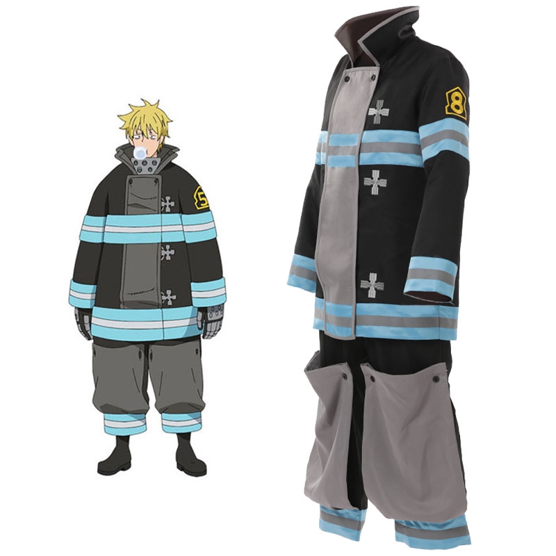 Fire Force Shinra Kusakabe Fire Suit Cosplay Costume For Sale – Cosplay ...