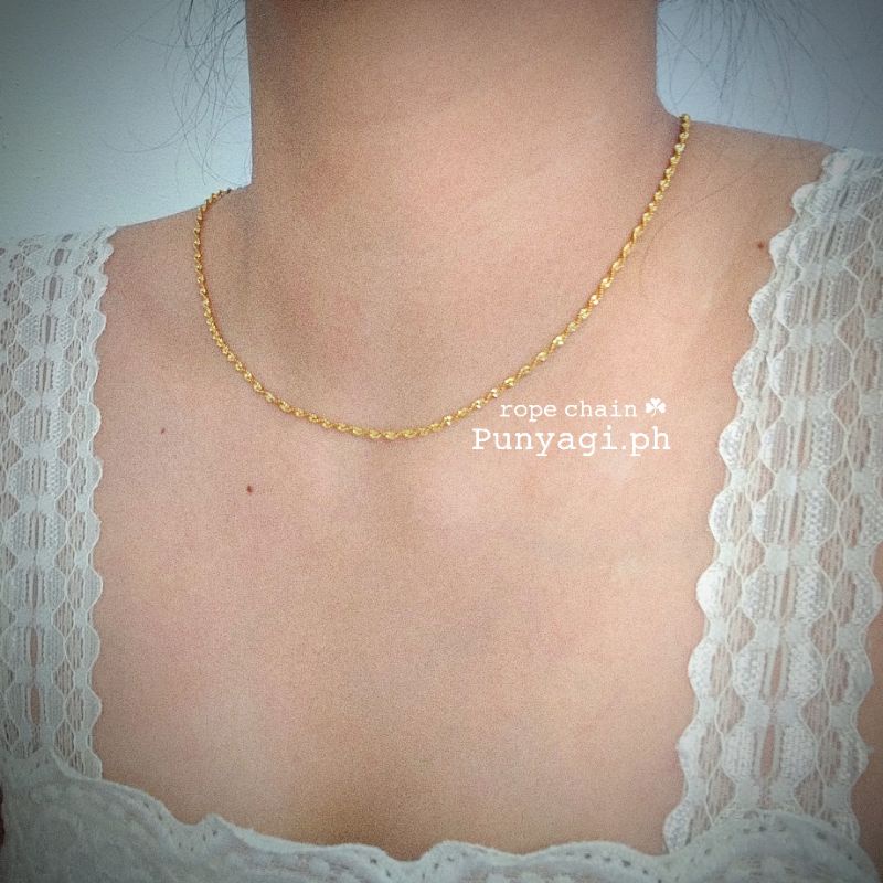 Rope Chain Choker Elegant Choker Punyagi Shopee Philippines