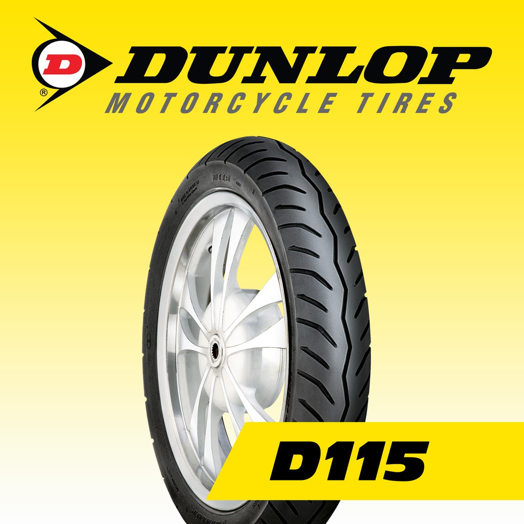 Dunlop D115 80/90-14 40P Tubeless Motorcycle Tires | Shopee Philippines