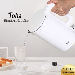 Toha Stainless Steel Electric Kettle 1.5L Auto Power-off Electric Kettle Fast Boiling Kettle kitchen