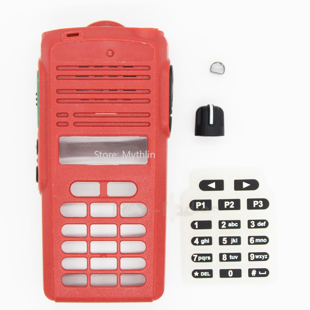 Red Housing Cover Case Replacement Refurbish for Motorola GP340 Two Way Radio 