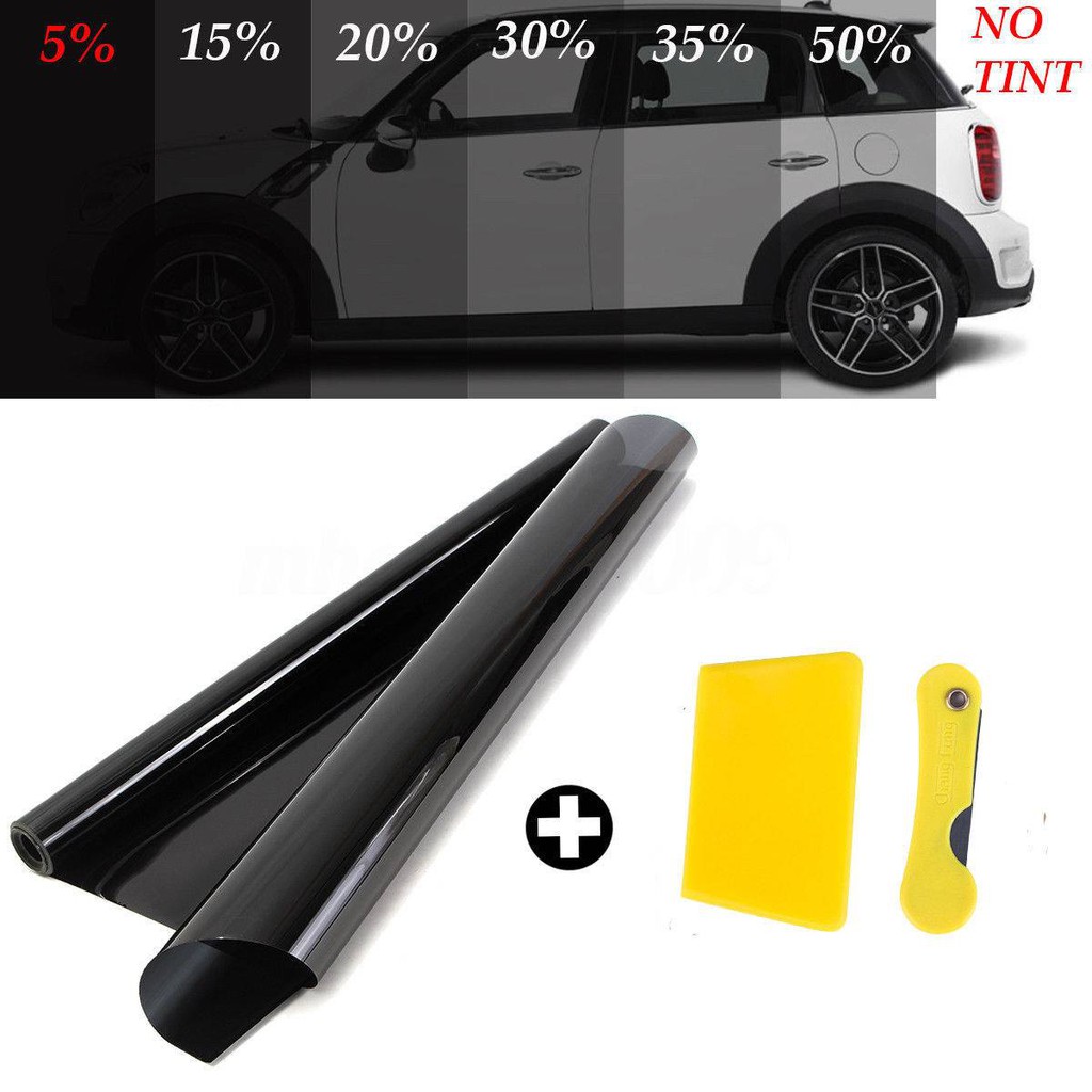 CAR WINDOW TINT FILM TINTING BLACK SMOKE 35/% 50cm x 6M