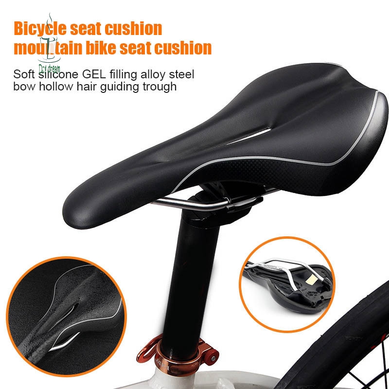 cushioned bicycle seat