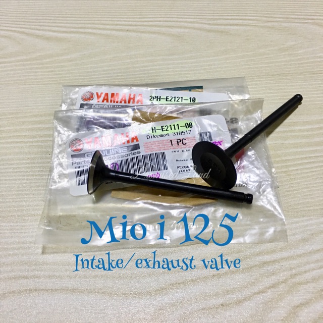 Mio i 125 engine valve set (genuine/original) Shopee Philippines