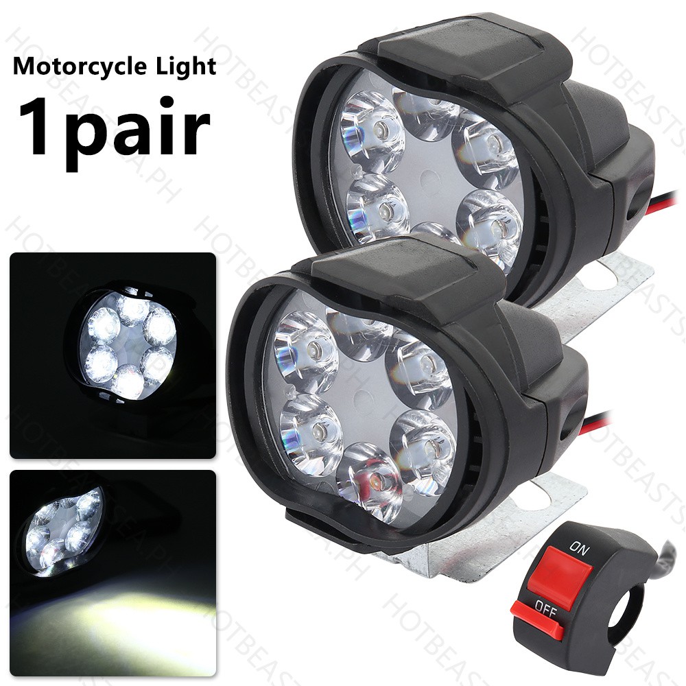 2pcs Motorcycle Headlight TDD/Global 12W Bluewater Super Bright