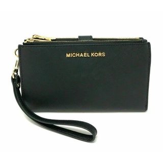 Authentic Michael Kors Wallet Ladies Double Zip Phone Wristlet Leather Wallet MK wallet for women #9