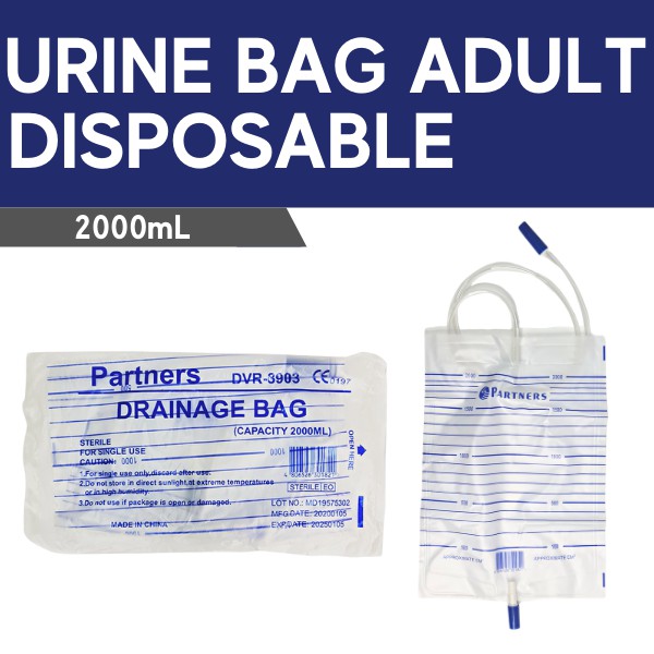 Urine Bag Adult (2000ml) disposable (1 Piece) Shopee Philippines
