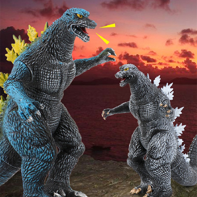 Big Size Godzilla Dinosaur Toys vs Kong Action Figure Simulation