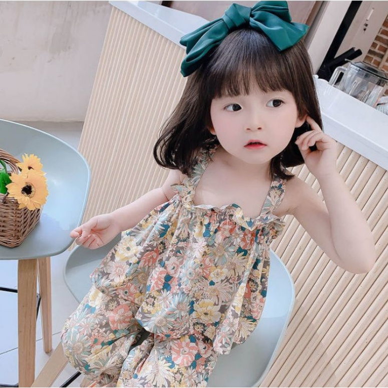 05 Yearold Girls Summer Cothes Set Baby Girl Dress Princess Western