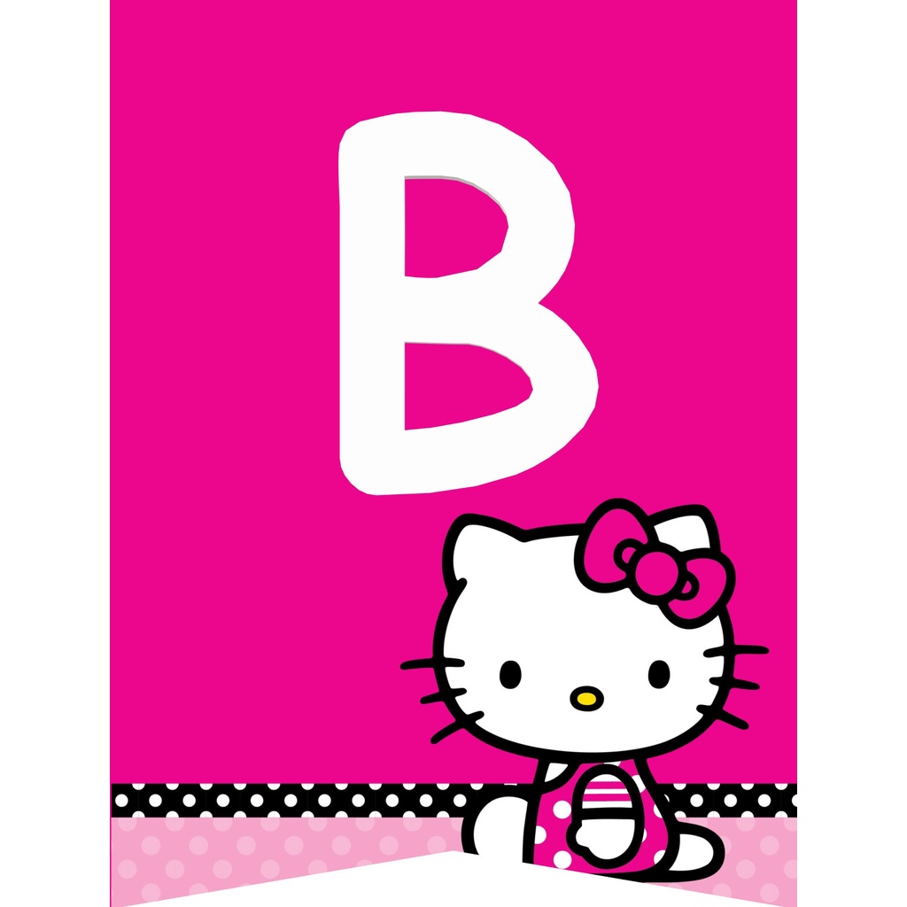 customized banner hello kitty 8