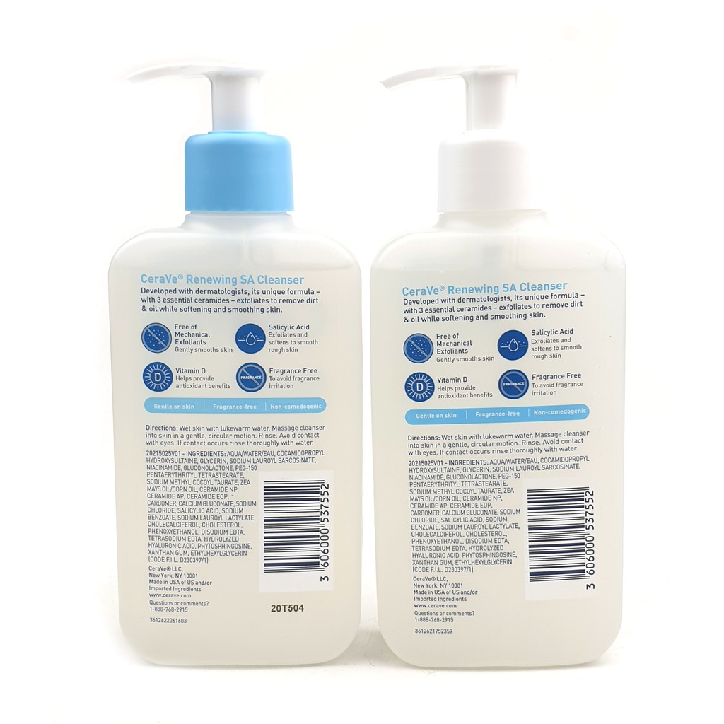 cerave sa renewing cleanser ingredients