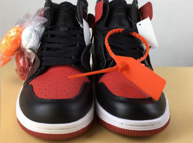 air jordan 1 off white bred