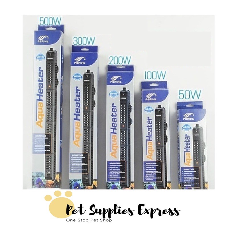 Periha Aquarium Heater with Guard HE 50/100/200/300/500 Shopee