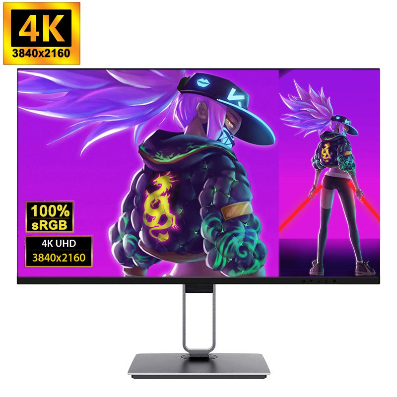 27inch 4K UHD Computer Monitor PC Monitor 60Hz IPS 1ms Response AdaptiveSync 100sRGB VESA