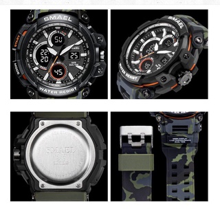【ins】【Lowest price】Ready Stock SMAEL 1708MC Men Digital Sport Watch Army Waterproof Watches #8