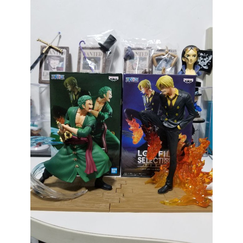 Authentic Log File Selection Zoro And Sanji One Piece Action Figure Shopee Philippines