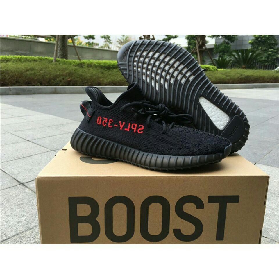 yeezy boost 350 core black red