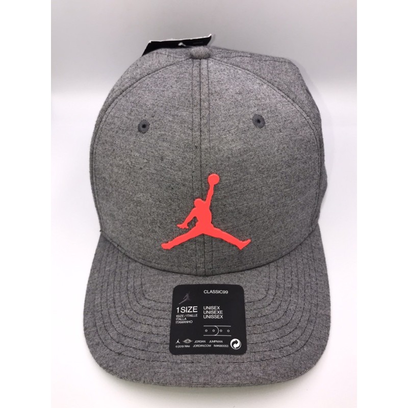 gray jordan hat