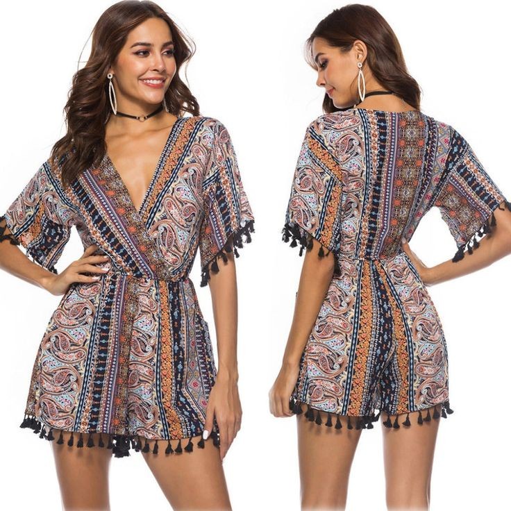 boho romper dress