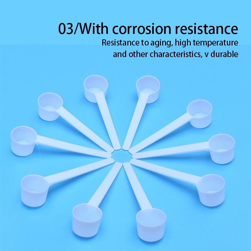 10pcs/set 5g Plastic Measuring Spoons Coffee Protein Milk Powder Scoop Kitchen Measuring Cups