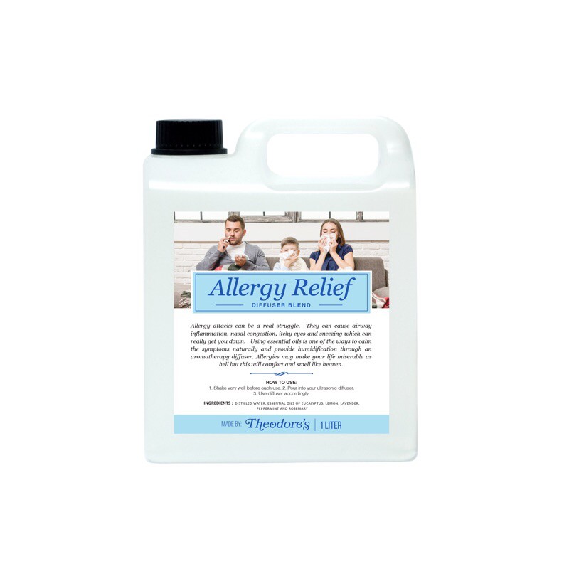 Theodore Home Care Allergy Relief Diffuser Humidifier Blends Shopee