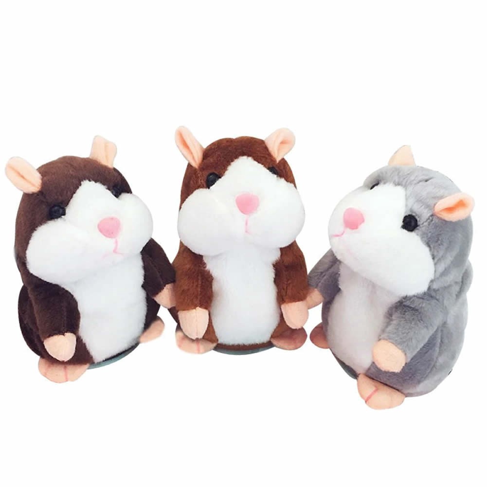 talking plush hamster