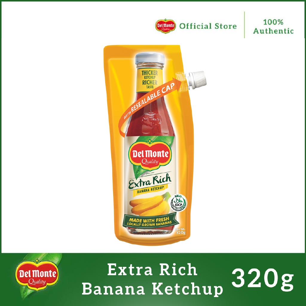 Del Monte Extra Rich Banana Ketchup 320g SUP | Shopee Philippines