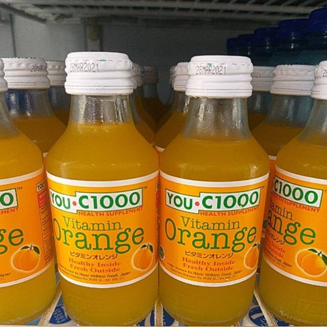 You C1000 Health Drink Vitamin Orange 140ml Contains Vitamin C 1000mg Prevent Corona Shopee Philippines