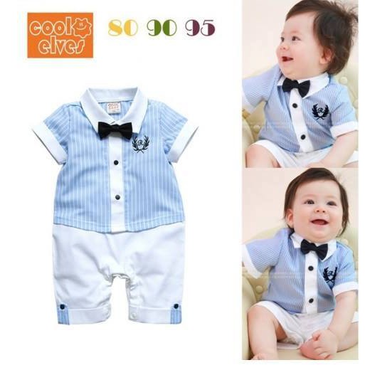 blue baby suit