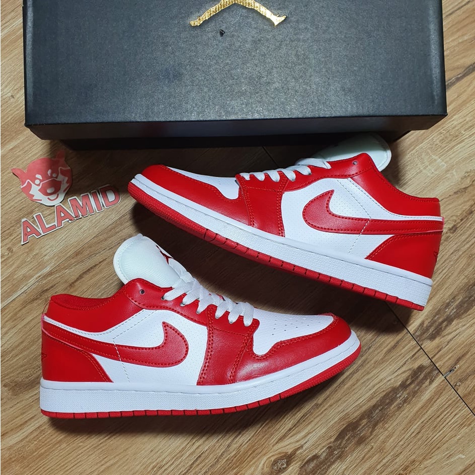 Jordan 1 Low Gym Red Unisex Shopee Philippines