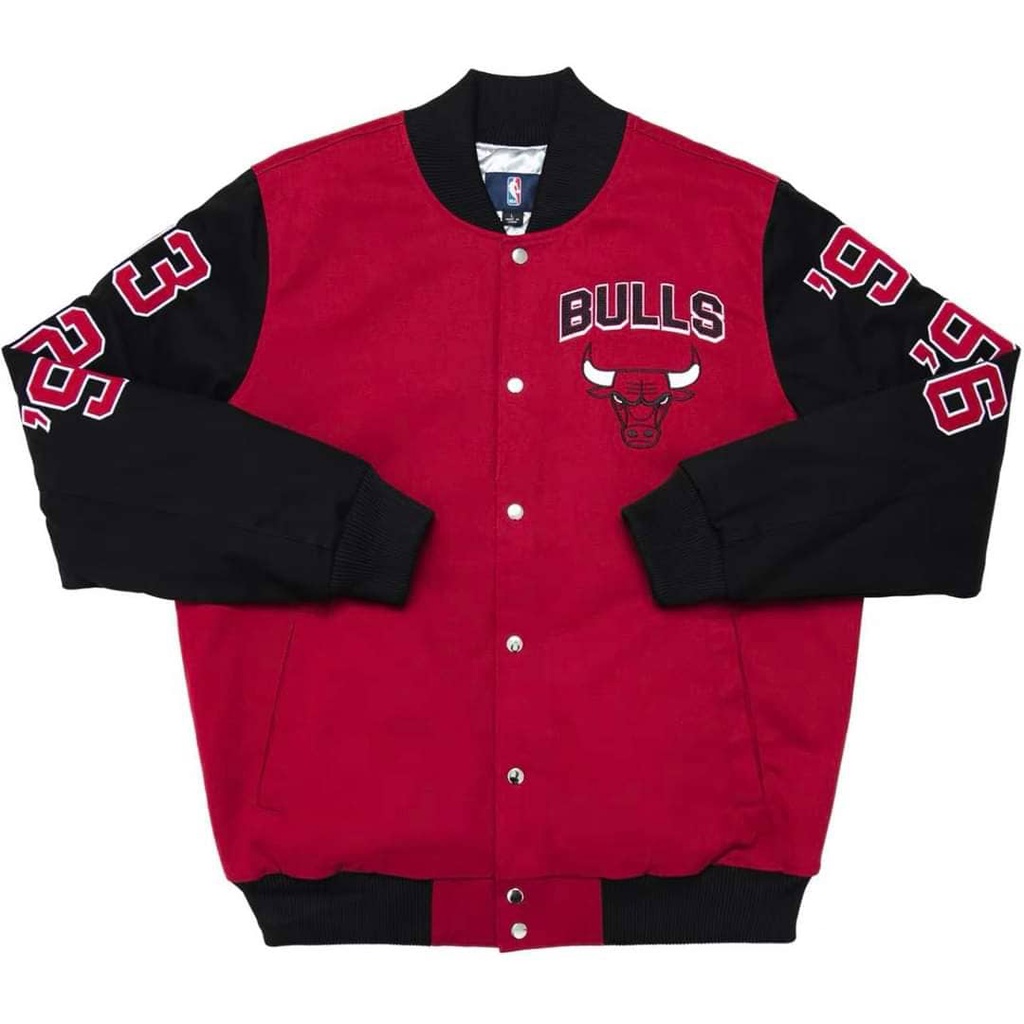 ChicagoBulls_NBA-FINALS-VarsityJacket | Shopee Philippines