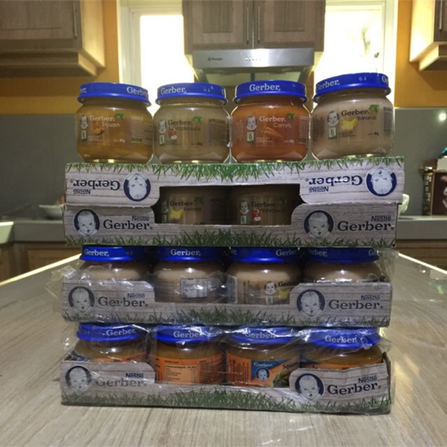 gerber 6 months food