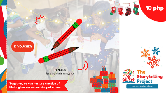 P10 The Storytelling Project Voucher - Donate Pencils