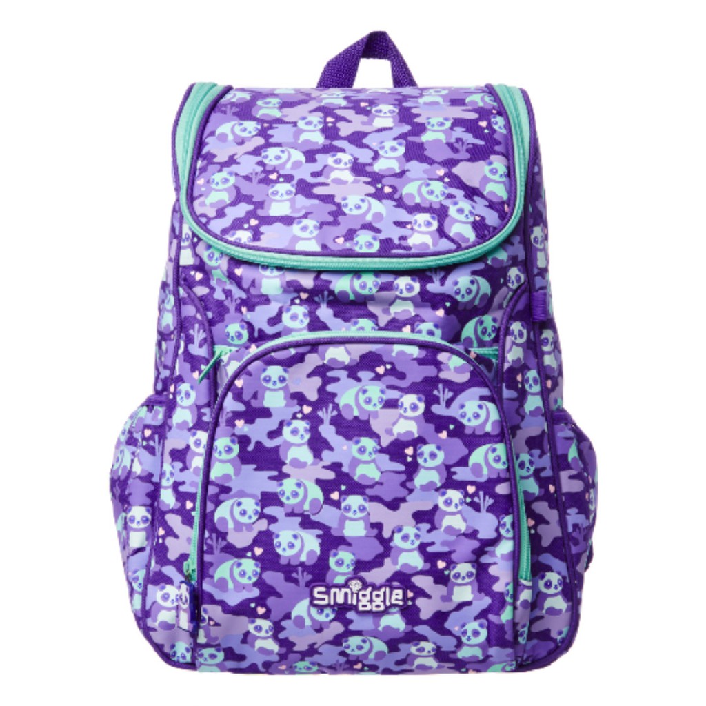 smiggle purple backpack