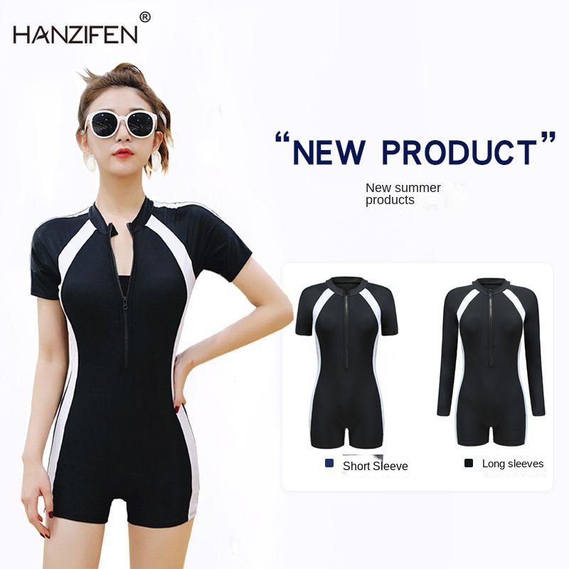 South Korea onepiece swimsuit female 2022 new swimsuit long short
