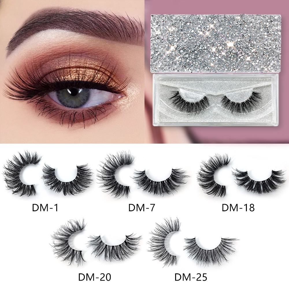 1 Pair Cross Long Eye Lashes Thick Exaggerated Eyelashes Dm Series Mink Hair Fake Eyelashes Shopee Philippines