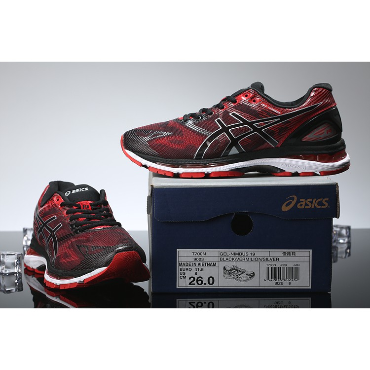 asics gel nimbus 19 red