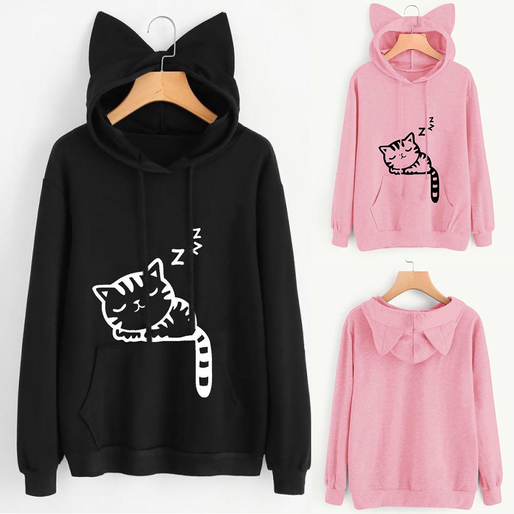 cat looking sweatshirt