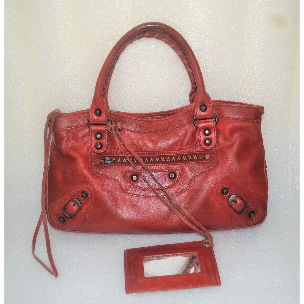 balenciaga bag red price