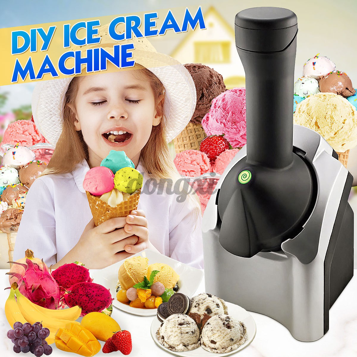 Ice cream machine fruit machine children ice cream machine ice cream