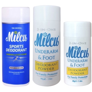 Milcu Deodorant Powder, Sports Deodorant for Men and Women