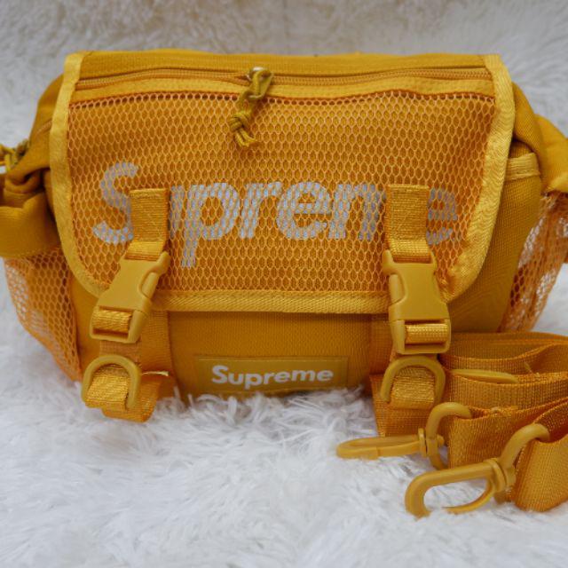 supreme yellow bag