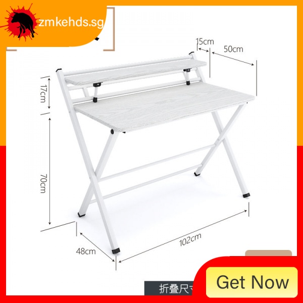 (MUWU) ciaxy Foldable Table Movable Portable Laptop Desk Study Small