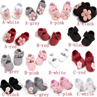Baby Newborn Girl Shoes Cute Anti-Slip Flower Prints Shoes Soft Soled Sneakers Children Princess Shoes