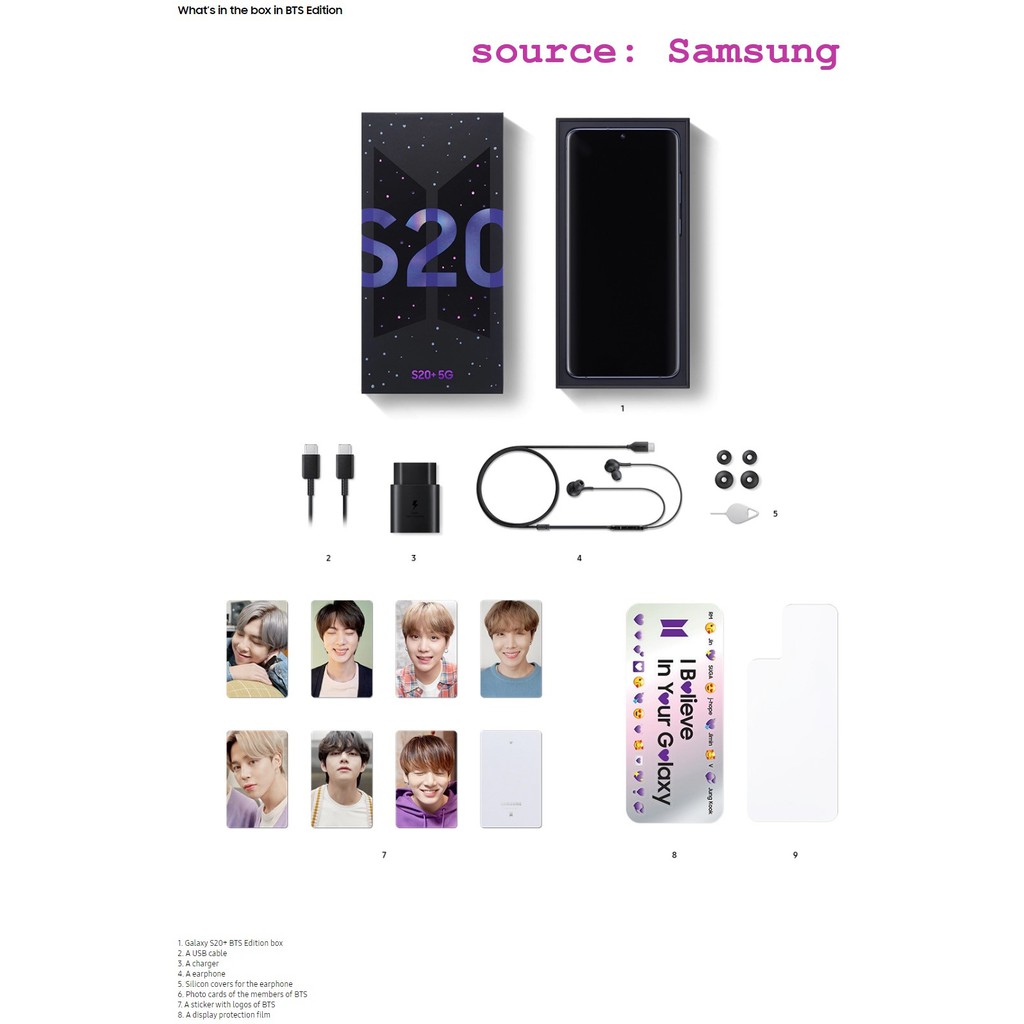 Samsung s20 bts