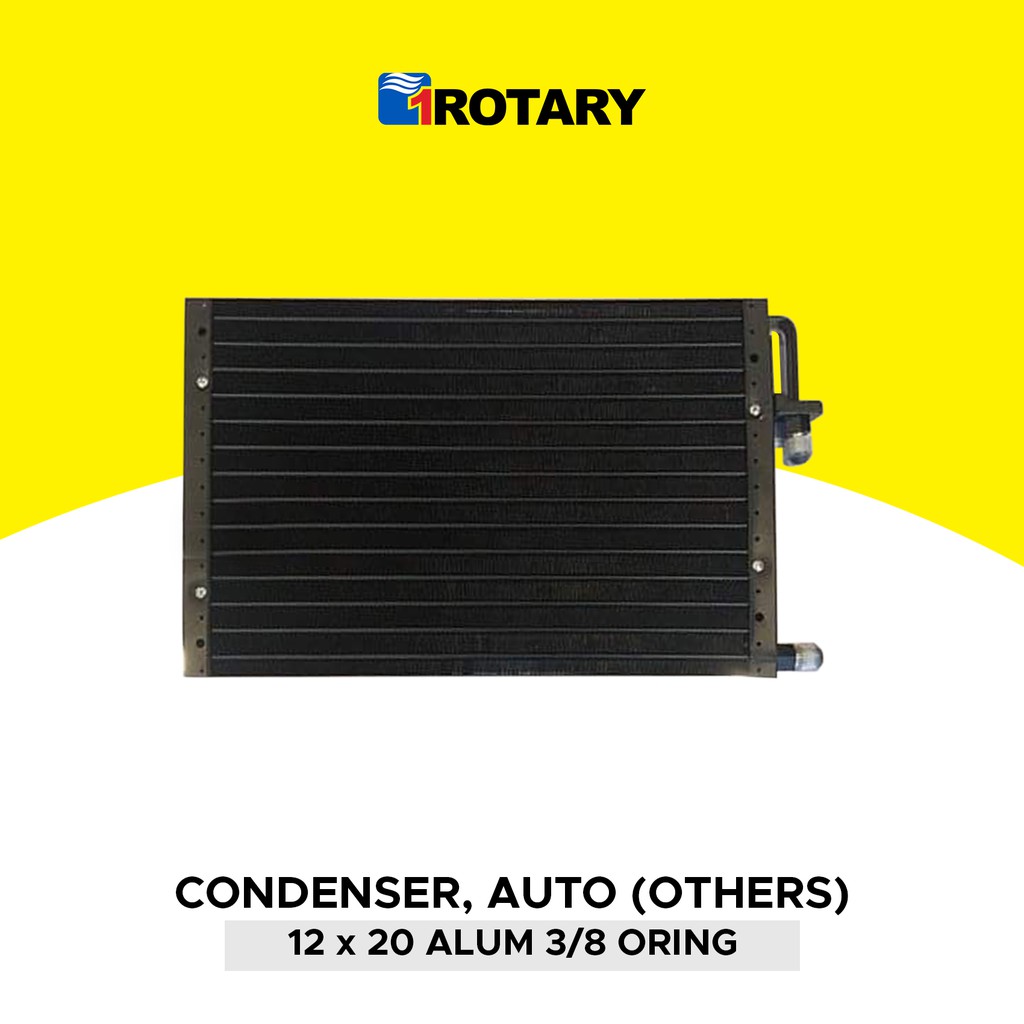 1ROTARY Auto Aircon Condenser (12 x 20 Alum 3/8 Oring) IC3178 Shopee