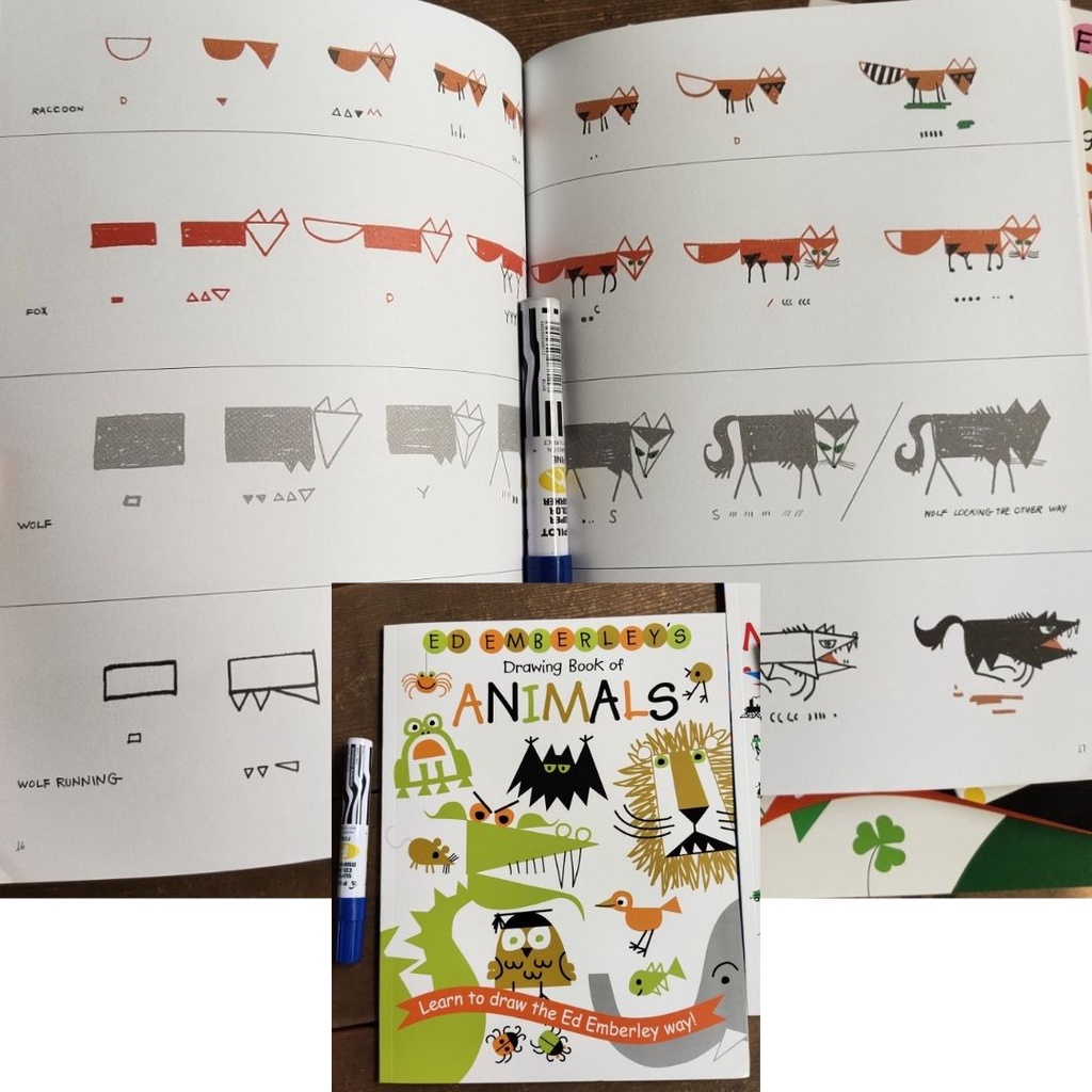 Ed Emberley's Drawing Books (10 books) | Shopee Philippines