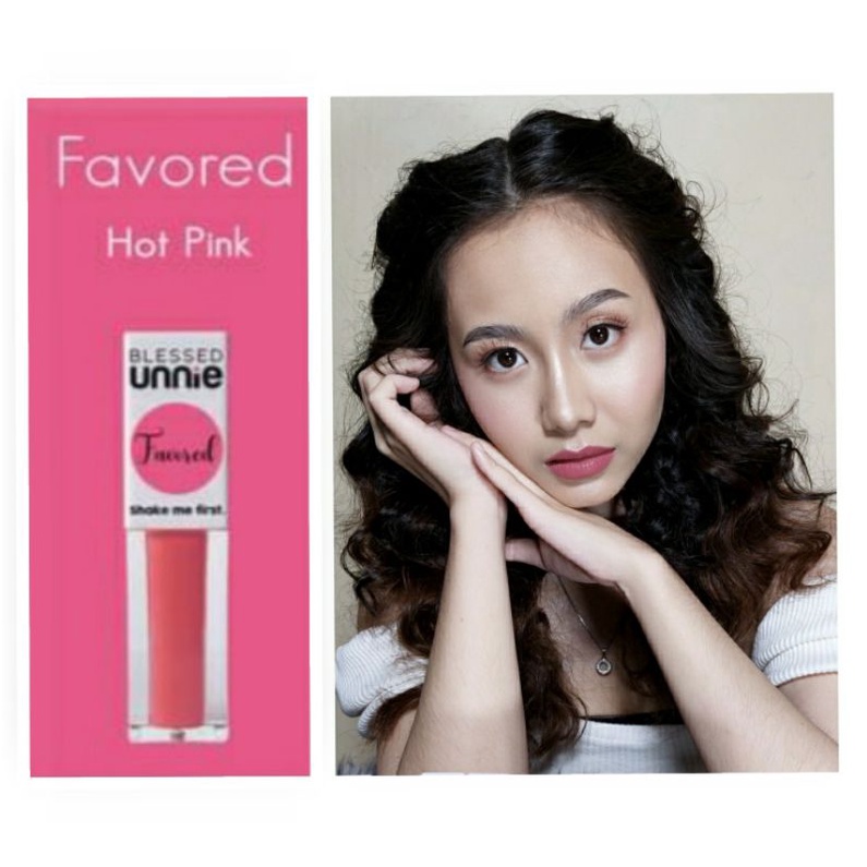 BLESSED Unnie Ultra Strain Matte Lip Tint Shade Favored ( Hot Pink