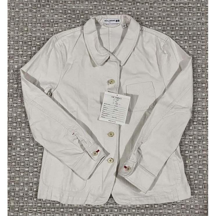 Brand New Auth Uniqlo Ines De La Fressange Denim Coverall Jacket / Auth