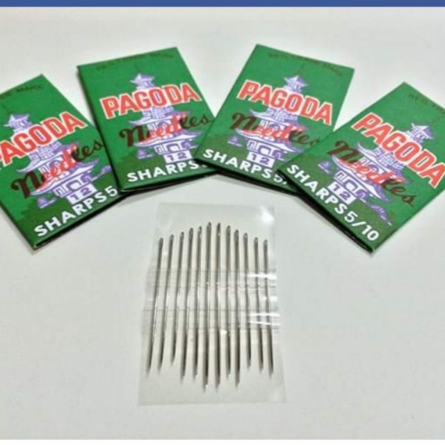 Pagoda hand needle 12pcs per pack Shopee Philippines